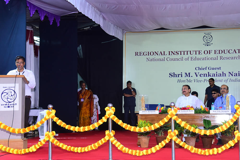 Honorable Vice President of India Visit to RIE, Mysuru